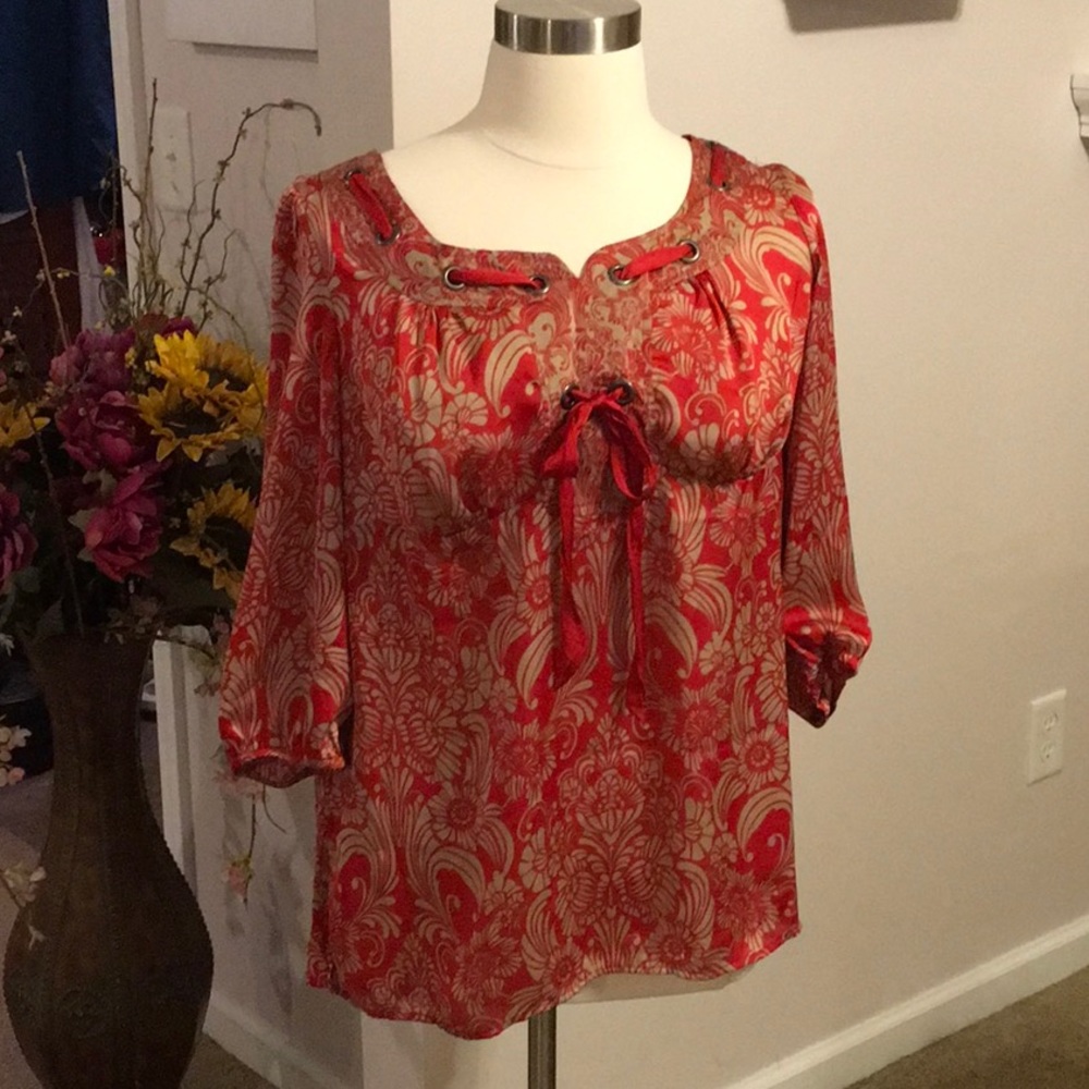 NWOT Lane Bryant 14/16 Slimming Blouse